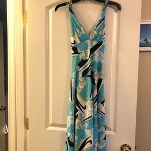 Pretty Multicolored Asymmetrical Dress